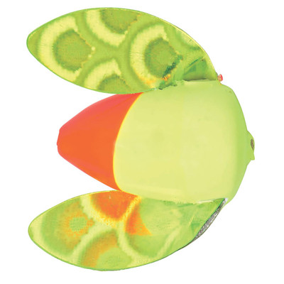 Worden's Spin-N-Glo Chartreuse Wings - Flame Chartreuse
