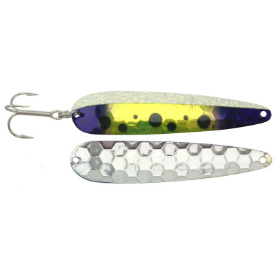 Silver Streak Spoon Metallic Purple Frog-Glow Tape