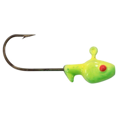 Southern Pro Painted Minnow Heads Jig Heads Green-Chartreuse