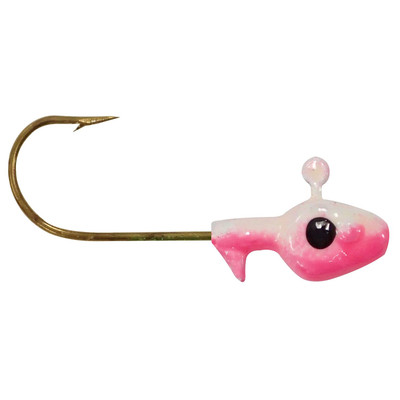 Southern Pro Painted Minnow Heads Jig Heads Pink-White