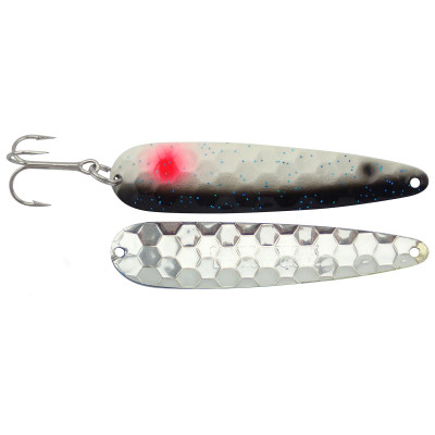 Silver Streak Spoon Glow Blue Shad