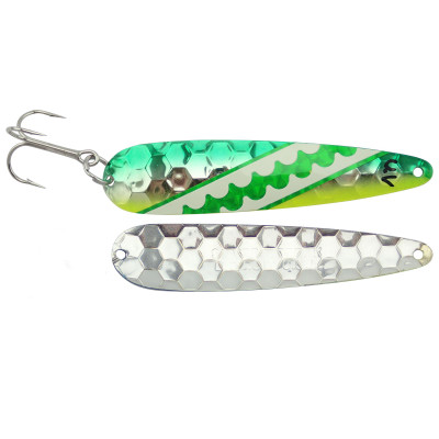 Silver Streak Spoon UV Green Dolphin