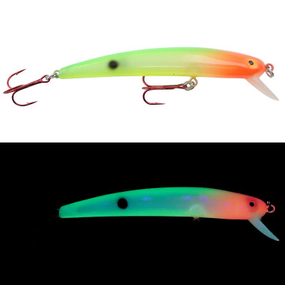 Bay Rat Lures Long Shallow Diver Glow Veggies