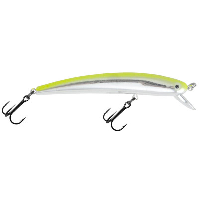 Bay Rat Lures Long Shallow Diver Yellow Chrome