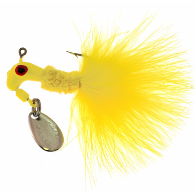 Road Runner 1603-237 Curly Tail Jig With Spinner 1/8 oz Fluorscent