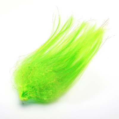 Hareline Dubbin Big Fly Fibers Green Hornet