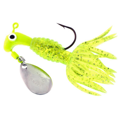 Road Runner Crappie Thunder Jigs Chartreuse-Chartreuse Sparkle