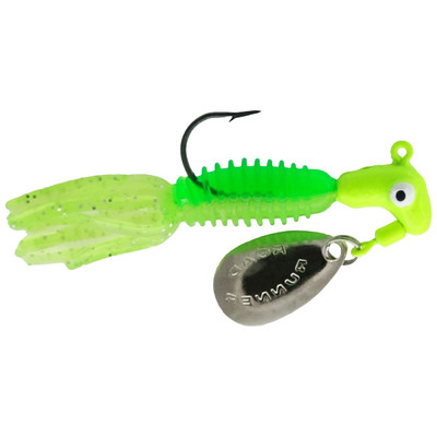 Road Runner Crappie Tamer Jigs Chartreuse-Lime-Chartreuse Sparkle