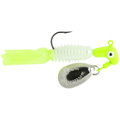 Road Runner Crappie Tamer Jigs Chartreuse-White-Chartreuse