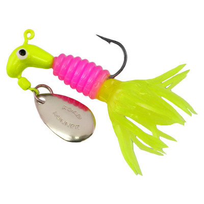 Blakemore® B2-1803-030 - Road Runner Crappie Thunder™ 1/8 oz.  Chartreuse/Black Spinner Baits