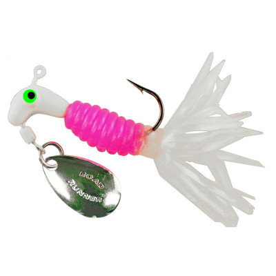 Road Runner Crappie Thunder Jigs Hot Lips (White/Pink/Pearl)