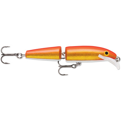 Rapala Jointed Scatter Rap Gold Fluorescent Red