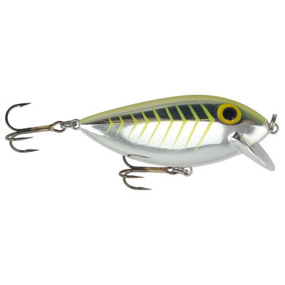 Brad's ThinFish Metallic Silver-Chartreuse (UV)