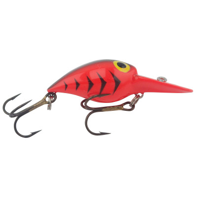 Brad's Wiggler Fluorescent Red-Black Herringbone (UV)