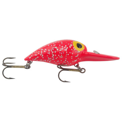 Brad's Wiggler Fluorescent Red-Silver Flakes (UV)