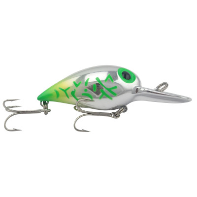 Brad's Wiggler Metallic Silver-Chartreuse (UV)