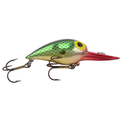 Brad's Fish Tales Wiggler Green Pirate Hard Bait