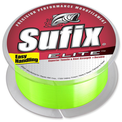 Sufix Superior Bulk Spools | Monofilament Fishing Line - 1/4lb / Hi-Vis / 6