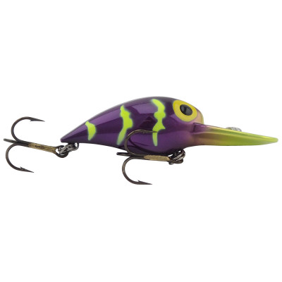 Brad's Wiggler Metallic Blue/Gold Tiger; 3 in.