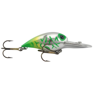 Brad's Wiggler Metallic Silver-Chartreuse