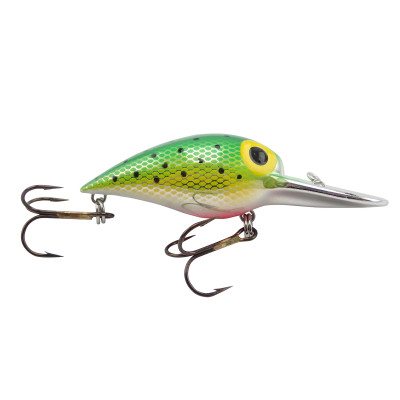 Brad's Wigglers Crank Bait, Silver Holograph/Black/Orange