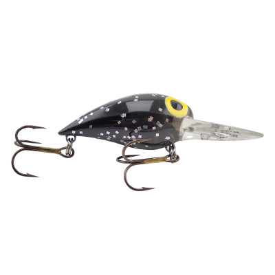 Brad's 2.25 inch Wiggler Lure, Black/Silver/Red