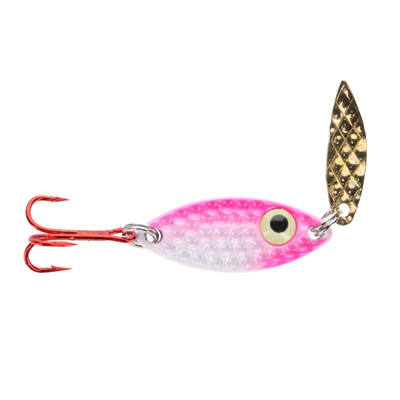 PK Lures Predator Spoon Pink Pearl Glow