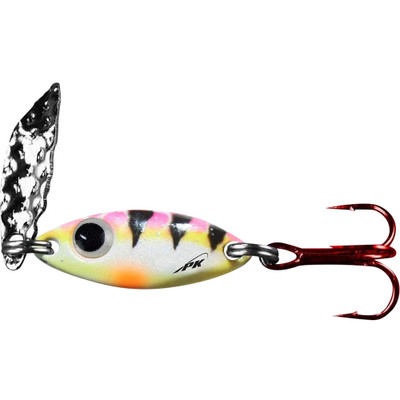 Pk Lures Predator Flash Spoon - 1/16 oz. - Crackle Pink Glow