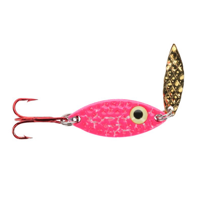 PK Lures Predator Spoon Crackle Pink Glow