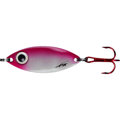 PK Lures PK Spoon Pink Pearl Glow