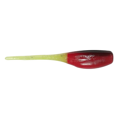 Southern Pro Stinger Shads Black-Red-Chartreuse Sparkle