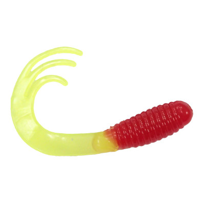 Southern Pro Triple Tip Grubs Red-Chartreuse