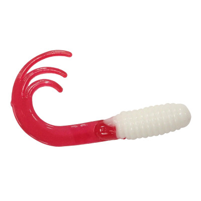 Southern Pro Triple Tip Grubs White-Red