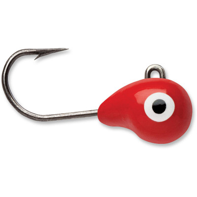 VMC Tungsten Tubby Jigs Glow Red