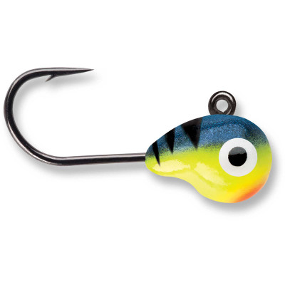 VMC Tungsten Tubby Jigs Glow Hot Perch