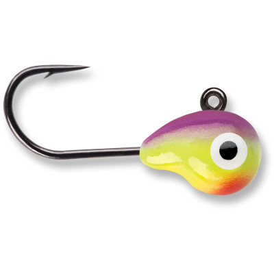 VMC Tungsten Tubby Jig 1/32 oz Glow Red Jagged Tooth Tackle