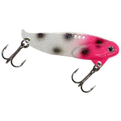 Silver Streak Blade Bait Pink Squirrel