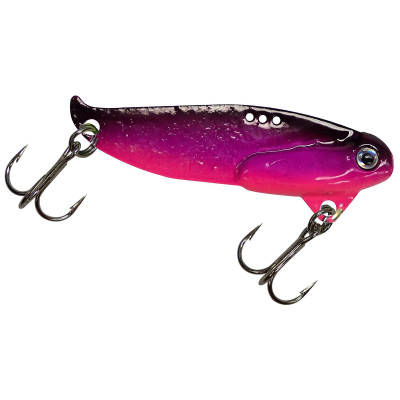 Silver Streak Blade Bait Purple Demon