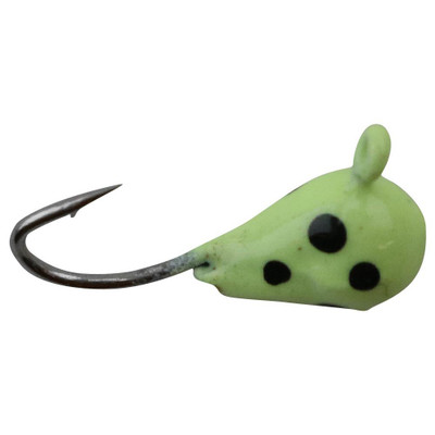 K & E Tackle Skandia Tungsten Pelkie Jig Glow Spot