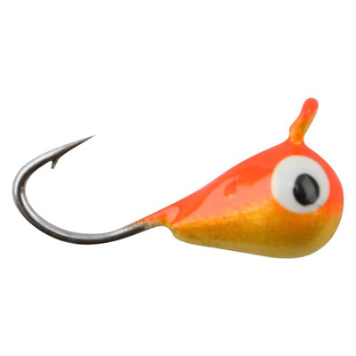 K & E Tackle Skandia Tungsten Pelkie Jig Gold-Orange