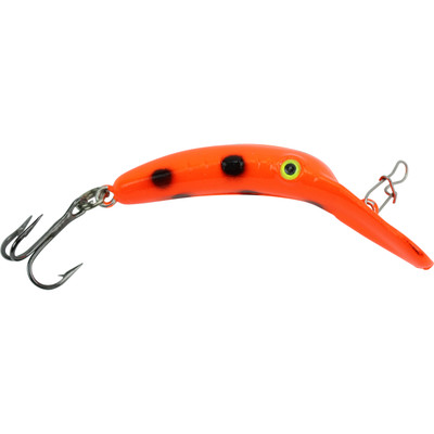 Yakima Bait Mag Lip Orange Fluorescent Black Spot