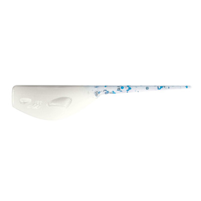 Leland's Lures Slab Magnets White Blue-Silver Fleck