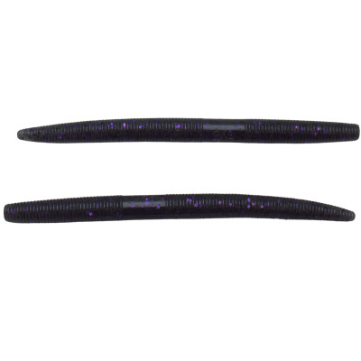 Yamamoto Original Senko Worms Smoke w/ Black/Purple Flake