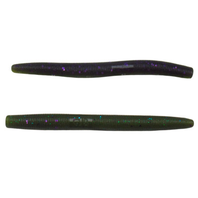 Yamamoto Original Senko Worms Smoke/Watermelon Laminate w/ Purple/Blue Flake