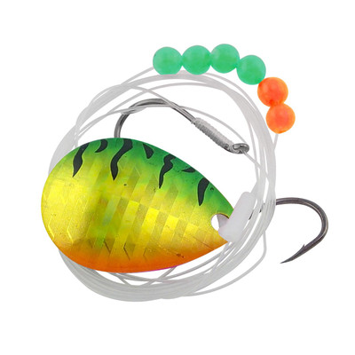 Berkley Walleye Mono Rigs - Indiana Style With #4 Blades, 42-Inch Length, Firetiger Color