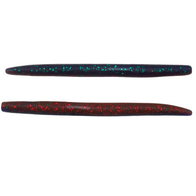 Senko Worm - Watermelon/Black & Red Flake by Gary Yamamoto at