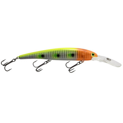  BANDIT LURES Walleye Deep Minnow Jerkbait Fishing Lure,  Fishing Accessories, Dives ro 27-feet Deep, 4 3/4', 5/8 oz, Fire Tiger,  (BDTWBD220) : Artificial Fishing Bait : Sports & Outdoors