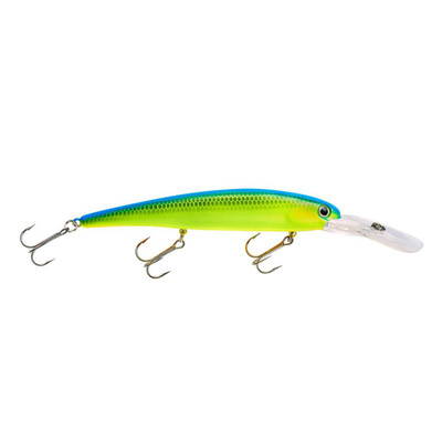 Bandit Walleye Deep Diver Chartreuse-Blue Back