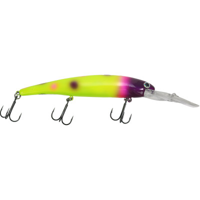 BANDIT LURES Walleye Deep Minnow Jerkbait Fishing Lure, Fishing  Accessories, Dives ro 27-feet Deep, 4 3/4', 5/8 oz, Clown, (BDTWBD230)