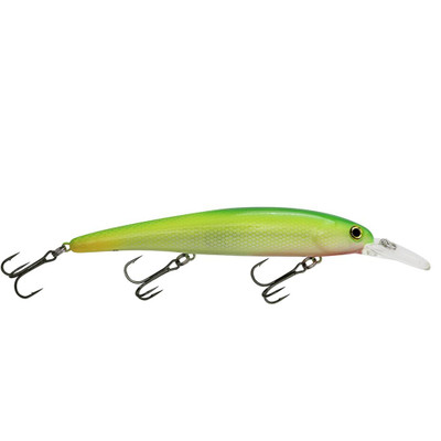 BANDIT LURES Walleye Shallow Minnow Jerkbait Fishing Lure, Fishing  Accessories, Dives ro 12-feet Deep, Fire Tiger, 4.5 Inch, 5/8 Ounce,  (BDTWBS120)